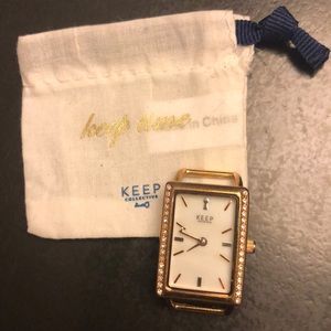 Keep Collective timepiece rose gold pavé